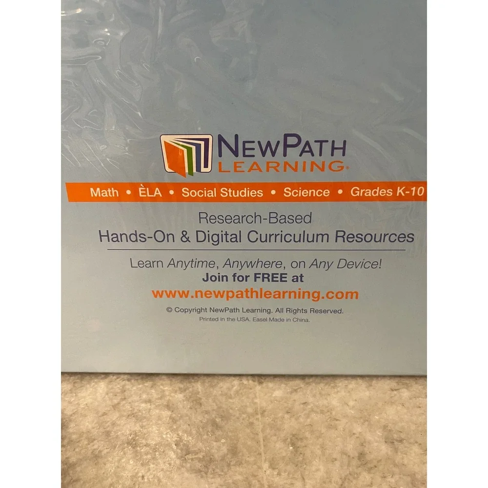 NewPath Learning Math Flip Charts Grade 2 Multicolor Curriculum Mastery 33-2001